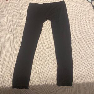 Black Fashion Leggings, not activewear, L/XL